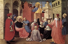 st peter preaching in the presence if st mark