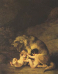 Romulus, Remus and their Nursemaid - Agasse