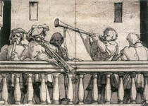 Musicians on a Balcony