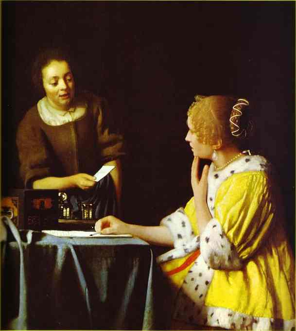 lady with her maidservant