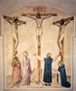 Crucifixion with Mourners and Sts Dominic and Thomas Aquinas