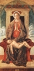 Madonna Enthroned Adoring the Sleeping Child
