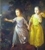 The Painters Daughters Margaret and Mary, Chasing a Butterfly