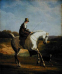 Miss Casanove on a Grey Hunter Miss Casanove on a Grey Hunter