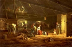 Milkmaid with Plough Horses Milkmaid with Plough Horses