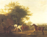 Getting Ready for the Hunt - Agasse Getting Ready for the Hunt - Agasse