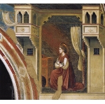 the virgin recieving the message