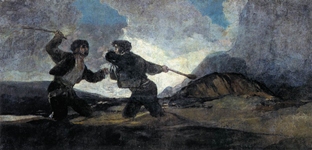 Duel With Cudgels Duel With Cudgels