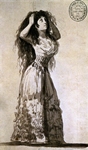 Duchess of Alba arranging her Hair Duchess of Alba arranging her Hair