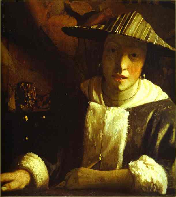 girl with a flute