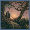 Two Men Contemplating the Moon Two Men Contemplating the Moon