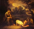 Girl with Pigs Girl with Pigs