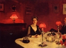 A Dinner Table at Night