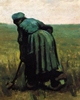 Peasent Woman Digging