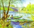 Fishing in Spring, Pont de Clichy