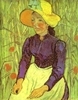 Peasant Woman with Straw Hat. Auvers-sur-Oise