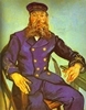 Postman Joseph Roulin, Seated in a Cane Postman Joseph Roulin, Seated in a Cane