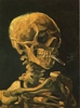 Skull with a Burning Cigarette