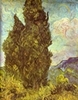 Two Cypresses Two Cypresses