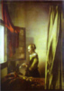 Girl Reading a Letter at an Open Window